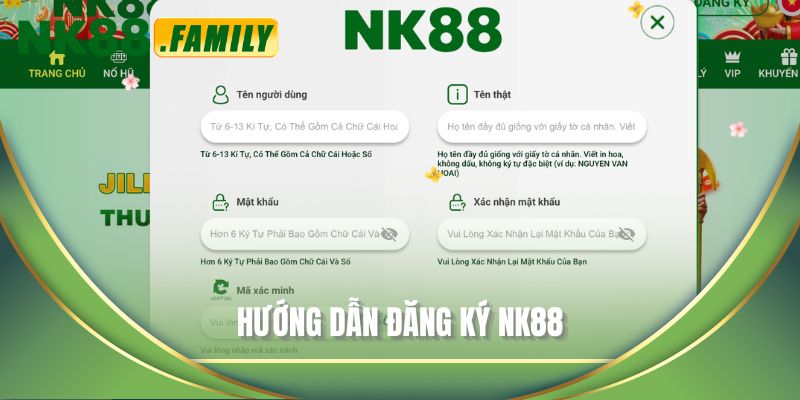 Hướng dẫn đăng ký NK88